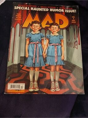 MAD Magazine Special Haunted Humor Issue - Blue Twin Cover